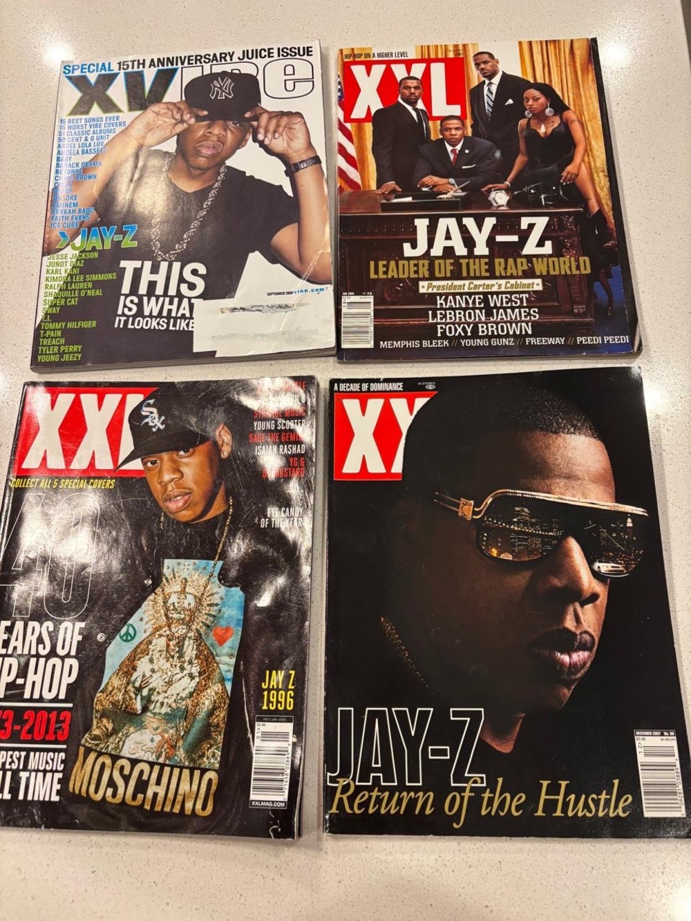 Jay-Z Magazine Lot / Vibe and XXL Hip Hop Culture 2003-2014 #R51